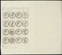 Picture 16 of 45 from I Cesari in oro, raccolti nel Farnese Museo e pubblicati colle loro congrue interpretazioni : tomo primo[-decimo] (1694), leaf 185