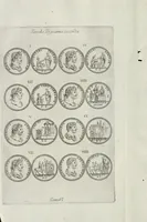 An illustration from I Cesari in oro, raccolti nel Farnese Museo e pubblicati colle loro congrue interpretazioni : tomo primo[-decimo] (1694)
