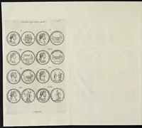 Picture 40 of 45 from I Cesari in oro, raccolti nel Farnese Museo e pubblicati colle loro congrue interpretazioni : tomo primo[-decimo] (1694), leaf 427