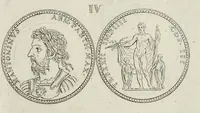 Picture 20 of 43 from I Cesari in oro, raccolti nel Farnese Museo e pubblicati colle loro congrue interpretazioni : tomo primo[-decimo] (1694), leaf 249