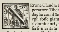An illustration from I Cesari in oro, raccolti nel Farnese Museo e pubblicati colle loro congrue interpretazioni : tomo primo[-decimo] (1694)