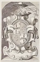 An illustration from Acta sanctae principis Ioannae, Ordinis Praedicatorum in monasterio Averiensi, filiae Alfonsi V Lusitanae regis (1688)