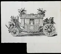 Picture 3 of 12 from Breve descrizzione e disegni delle carrozze dell'eccellentissimo signore Antonio Floriano, del S.R.I. prencipe di Liechtenstein ... caualiere della Chiaue d'oro di Sua Maesta Cesarea e suo ambasciadore alla Sede Apostolica (1694), leaf 15