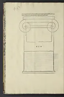 An illustration from Gli oscvri et dificili passi dell'opera ionica di Vitrvvio (1558)