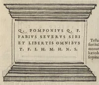 An illustration from Les illvstres observations antiqves (1558)
