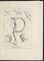 An illustration from Alfabeto in sogno : esemplare per disegnare (1683)