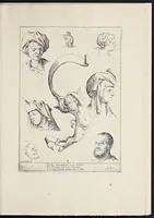 An illustration from Alfabeto in sogno : esemplare per disegnare (1683)