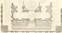 Picture 27 of 50 from Reglen van metselrijen op de vijue manieren van edificien : te wetene Thuscana, Dorica, Corinthia, eñ composita, ende daer by gesedt die exemplen vanden antiquijquen, die in din eeste deel met de leeringe van Vitruvio ouercommen : met noch toeghesedette figuren die inteerste met en waren ende sommige texten (1549), leaf 109
