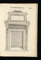 Picture 28 of 50 from Reglen van metselrijen op de vijue manieren van edificien : te wetene Thuscana, Dorica, Corinthia, eñ composita, ende daer by gesedt die exemplen vanden antiquijquen, die in din eeste deel met de leeringe van Vitruvio ouercommen : met noch toeghesedette figuren die inteerste met en waren ende sommige texten (1549), leaf 114