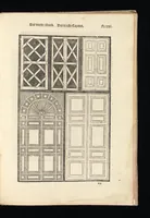Picture 35 of 50 from Reglen van metselrijen op de vijue manieren van edificien : te wetene Thuscana, Dorica, Corinthia, eñ composita, ende daer by gesedt die exemplen vanden antiquijquen, die in din eeste deel met de leeringe van Vitruvio ouercommen : met noch toeghesedette figuren die inteerste met en waren ende sommige texten (1549), leaf 132