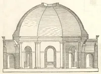 Picture 47 of 50 from Reglen van metselrijen op de vijue manieren van edificien : te wetene Thuscana, Dorica, Corinthia, eñ composita, ende daer by gesedt die exemplen vanden antiquijquen, die in din eeste deel met de leeringe van Vitruvio ouercommen : met noch toeghesedette figuren die inteerste met en waren ende sommige texten (1549), leaf 163