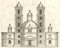 Picture 48 of 50 from Reglen van metselrijen op de vijue manieren van edificien : te wetene Thuscana, Dorica, Corinthia, eñ composita, ende daer by gesedt die exemplen vanden antiquijquen, die in din eeste deel met de leeringe van Vitruvio ouercommen : met noch toeghesedette figuren die inteerste met en waren ende sommige texten (1549), leaf 165