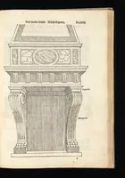 Picture 16 of 50 from Reglen van metselrijen op de vijue manieren van edificien : te wetene Thuscana, Dorica, Corinthia, eñ composita, ende daer by gesedt die exemplen vanden antiquijquen, die in din eeste deel met de leeringe van Vitruvio ouercommen : met noch toeghesedette figuren die inteerste met en waren ende sommige texten (1549), leaf 66
