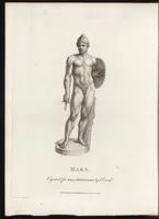 Picture 5 of 18 from Bell's New pantheon, or, Historical dictionary of the gods, demi-gods, heroes, and fabulous personages of antiquity : also, of the images and idols adored in the pagan world : together with their temples, priests, altars, oracles, fasts, festivals, games, &c. : as well as descriptions of their figures, representations, and symbols, collected from statues, pictures, coins, and other remains of the ancients : the whole designed to facilitate the study of mythology, history, poetry, painting, statuary, medals, &c. &c. : and compiled from the best authorities : richly embellished with characteristic prints (1790), leaf 85