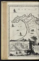 An illustration from Johan Nieuhofs Gedenkweerdige Brasiliaense zee- en lantreize : behelzende alhetgeen op dezelve is voorgevallen : beneffens een bondige beschrijving van gantsch Neerlants Brasil, zoo van lantschappen, steden, dieren, gewassen, als draghten, zeden en godsdienst der inwoonders : en inzonderheit ein wijtloopig verhael der merkwaardigste voorvallen en geschiedenissen, die zich, geduurende zijn negenjarigh verblijf in Brasil, in d'oorlogen en opstant der Portugesen tegen d'onzen, zich sedert het jaer 1640 tot 1649 hebben toegedragen : doorgaens verciert met verscheide afbeeldingen na 't leven aldaer getekent (1682)