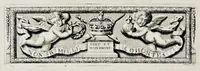 Picture 24 of 30 from The history of the coronation of the most high, most mighty, and most excellent monarch, James II, by the grace of God, king of England, Scotland, France and Ireland, defender of the faith, &c. and of his royal consort Queen Mary : solemnized in the collegiate church of St. Peter in the city of Westminster, on Thursday the 23 of April, being the festival of St. George, in the year of Our Lord 1685 : with an exact account of the several preparations in order thereunto, Their Majesties most splendid processions, and their royal and magnificent feast in Westminster-Hall : the whole work illustrated with sculptures (1687), leaf 225