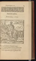 Picture 18 of 47 from Emblemata Andreæ Alciati I. C. clariss. Latinogallica : vnà cum succinctis argumentis, quibus emblematis cuiúsque sententia explicatur, ad calcem Alciati vita = Les emblemes Latin-Francois dv Seigneur Andre Alciat, excellent iurisconsulte, avec argumens succincts pour entendre le sens de chasque embleme, en fin est la vie d'Alcist : la version Françoise non encor veuë cy deuant (1584), leaf 188