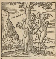 Picture 27 of 47 from Emblemata Andreæ Alciati I. C. clariss. Latinogallica : vnà cum succinctis argumentis, quibus emblematis cuiúsque sententia explicatur, ad calcem Alciati vita = Les emblemes Latin-Francois dv Seigneur Andre Alciat, excellent iurisconsulte, avec argumens succincts pour entendre le sens de chasque embleme, en fin est la vie d'Alcist : la version Françoise non encor veuë cy deuant (1584), leaf 327