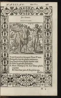 Picture 10 of 14 from Emblemes d'Alciat : de nouueau trãslatez en frãçois, vers pour vers iouxte les latins : ordonnez en lieux cõmuns, auec briefues expositions & figures nouuelles appropriées aux derniers emblemes (1549), leaf 202
