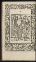 An illustration from La morosophie de Guillaume de la Perriere, Tolosain, Contenant Cent Emblemes moraux, illustrez de Cent Tetrastiques Latins, reduitz en autant de Quatrains Françoys (1553)
