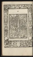 An illustration from La morosophie de Guillaume de la Perriere, Tolosain, Contenant Cent Emblemes moraux, illustrez de Cent Tetrastiques Latins, reduitz en autant de Quatrains Françoys (1553)