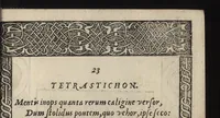 Picture 3 of 17 from La morosophie de Guillaume de la Perriere, Tolosain, Contenant Cent Emblemes moraux, illustrez de Cent Tetrastiques Latins, reduitz en autant de Quatrains Françoys (1553), leaf 78