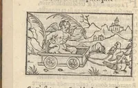 Picture 15 of 21 from Hecatongraphie : c'est à dire la description de cent figures & hystoires, cõtenas̃ plusieurs apophtegmes, prouerbes, sentences & ditz, tant des anciens, que des modernes (1548), leaf 153