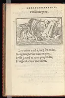 Picture 18 of 21 from Hecatongraphie : c'est à dire la description de cent figures & hystoires, cõtenas̃ plusieurs apophtegmes, prouerbes, sentences & ditz, tant des anciens, que des modernes (1548), leaf 189