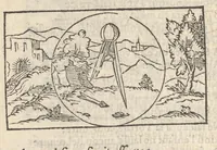 An illustration from Hecatongraphie : c'est à dire la description de cent figures & hystoires, cõtenas̃ plusieurs apophtegmes, prouerbes, sentences & ditz, tant des anciens, que des modernes (1548)