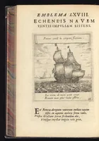 Picture 17 of 27 from Orpheus eucharisticus, siue, Deus absconditus humanitatis illecebris illustriores mundi partes ad se pertrahens, vltroneas arcanae maiestatis adoratrices : opus nouum, in varias historicorum emblematum aeneis tabulis incisorum centurias distinctum, quae strictâ, solutâque oratione explanantur, adiectis authorum fontibus ex quibus eruuntur : tomus primus, primam centuriam complectens (1657), leaf 479