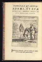 Picture 3 of 27 from Orpheus eucharisticus, siue, Deus absconditus humanitatis illecebris illustriores mundi partes ad se pertrahens, vltroneas arcanae maiestatis adoratrices : opus nouum, in varias historicorum emblematum aeneis tabulis incisorum centurias distinctum, quae strictâ, solutâque oratione explanantur, adiectis authorum fontibus ex quibus eruuntur : tomus primus, primam centuriam complectens (1657), leaf 95