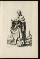 An illustration from Salvatoris Beatae Mariae Virginis sanctorvm apostolorvm icones (1631)