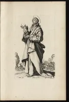 An illustration from Salvatoris Beatae Mariae Virginis sanctorvm apostolorvm icones (1631)
