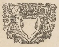 An illustration from Second livre d'architectvre, contenant plvsievrs et diverses ordonnances de cheminees, lvcarnes, portes, fonteines, puis, & pauillons, pour enrichir tant le dedans que le dehors de tous edifices. Auec les desseings de dix sepultures toutes differentes (1561)