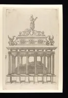 Picture 3 of 33 from Second livre d'architectvre, contenant plvsievrs et diverses ordonnances de cheminees, lvcarnes, portes, fonteines, puis, & pauillons, pour enrichir tant le dedans que le dehors de tous edifices. Auec les desseings de dix sepultures toutes differentes (1561), leaf 12