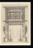 Picture 32 of 33 from Second livre d'architectvre, contenant plvsievrs et diverses ordonnances de cheminees, lvcarnes, portes, fonteines, puis, & pauillons, pour enrichir tant le dedans que le dehors de tous edifices. Auec les desseings de dix sepultures toutes differentes (1561), leaf 130