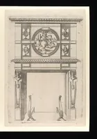 Picture 16 of 33 from Second livre d'architectvre, contenant plvsievrs et diverses ordonnances de cheminees, lvcarnes, portes, fonteines, puis, & pauillons, pour enrichir tant le dedans que le dehors de tous edifices. Auec les desseings de dix sepultures toutes differentes (1561), leaf 56
