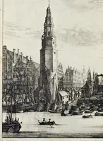 Picture 21 of 36 from Beschryvinge van Amsterdam : zynde een naukeurige verhandelinge van desselfs eerste oorspruk uyt den huyse der heeren van Amstel, en Amstellant : haar vergrootingen, rykdom, en wyze van regeeringe, tot den jare 1691 : voor dezen uit verscheide oude historie-schryvers be eengesteld, en uytgegeven : en nu uit een meenigte van oude schriften, authentyke stukken, en met kopere afbeeldingen verciert, nooit voor desen gedruckt geweest, beschreven, en vermeerdert (1693), leaf 239