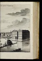 Picture 26 of 36 from Beschryvinge van Amsterdam : zynde een naukeurige verhandelinge van desselfs eerste oorspruk uyt den huyse der heeren van Amstel, en Amstellant : haar vergrootingen, rykdom, en wyze van regeeringe, tot den jare 1691 : voor dezen uit verscheide oude historie-schryvers be eengesteld, en uytgegeven : en nu uit een meenigte van oude schriften, authentyke stukken, en met kopere afbeeldingen verciert, nooit voor desen gedruckt geweest, beschreven, en vermeerdert (1693), leaf 282