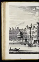 Picture 7 of 36 from Beschryvinge van Amsterdam : zynde een naukeurige verhandelinge van desselfs eerste oorspruk uyt den huyse der heeren van Amstel, en Amstellant : haar vergrootingen, rykdom, en wyze van regeeringe, tot den jare 1691 : voor dezen uit verscheide oude historie-schryvers be eengesteld, en uytgegeven : en nu uit een meenigte van oude schriften, authentyke stukken, en met kopere afbeeldingen verciert, nooit voor desen gedruckt geweest, beschreven, en vermeerdert (1693), leaf 97