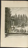 An illustration from Les plaisirs de l'isle enchantée : course de bague : collation ornée de machines, comedie, meslée de danse et de musiq́ue, ballet du palais d'Alcine, feu d'artifice et autres festes galantes et magnifiques faites par le Roy a Versailles, le VII. may M.DC.LXIV, et continuées plusieurs autres jours (1673)