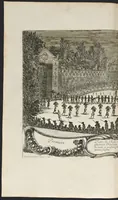 Picture 14 of 19 from Les plaisirs de l'isle enchantée : course de bague : collation ornée de machines, comedie, meslée de danse et de musiq́ue, ballet du palais d'Alcine, feu d'artifice et autres festes galantes et magnifiques faites par le Roy a Versailles, le VII. may M.DC.LXIV, et continuées plusieurs autres jours (1673), leaf 47