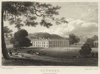 An illustration from Views of the seats of noblemen and gentlemen, in England, Wales, Scotland, and Ireland (1820)