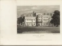An illustration from Views of the seats of noblemen and gentlemen, in England, Wales, Scotland, and Ireland (1820)