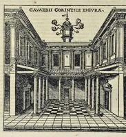 Picture 46 of 66 from Di Lucio Vitruuio Pollione De architectura libri dece : traducti de latino in vulgare, affigurati, cõmentati, & con mirando ordine insigniti: per il quale facilmente potrai trouare la multitudine de li abstrusi & reconditi vocabuli a li soi loci & in epsa tabula con summo studio expositi & enucleati ad immensa utilitate de ciascuno studioso & beniuolo di epsa opera (1521), leaf 209