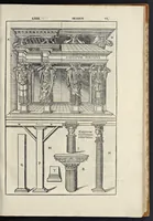 Picture 3 of 66 from Di Lucio Vitruuio Pollione De architectura libri dece : traducti de latino in vulgare, affigurati, cõmentati, & con mirando ordine insigniti: per il quale facilmente potrai trouare la multitudine de li abstrusi & reconditi vocabuli a li soi loci & in epsa tabula con summo studio expositi & enucleati ad immensa utilitate de ciascuno studioso & beniuolo di epsa opera (1521), leaf 30