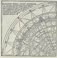 Picture 13 of 66 from Di Lucio Vitruuio Pollione De architectura libri dece : traducti de latino in vulgare, affigurati, cõmentati, & con mirando ordine insigniti: per il quale facilmente potrai trouare la multitudine de li abstrusi & reconditi vocabuli a li soi loci & in epsa tabula con summo studio expositi & enucleati ad immensa utilitate de ciascuno studioso & beniuolo di epsa opera (1521), leaf 71