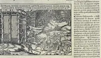 An illustration from Di Lucio Vitruuio Pollione De architectura libri dece : traducti de latino in vulgare, affigurati, cõmentati, & con mirando ordine insigniti: per il quale facilmente potrai trouare la multitudine de li abstrusi & reconditi vocabuli a li soi loci & in epsa tabula con summo studio expositi & enucleati ad immensa utilitate de ciascuno studioso & beniuolo di epsa opera (1521)