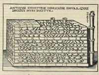Picture 18 of 66 from Di Lucio Vitruuio Pollione De architectura libri dece : traducti de latino in vulgare, affigurati, cõmentati, & con mirando ordine insigniti: per il quale facilmente potrai trouare la multitudine de li abstrusi & reconditi vocabuli a li soi loci & in epsa tabula con summo studio expositi & enucleati ad immensa utilitate de ciascuno studioso & beniuolo di epsa opera (1521), leaf 93