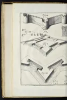 Picture 2 of 21 from L'architecture militaire moderne, ou, Fortification : confirmée par diverses histoires tant anciennes que nouvelles, & enrichie des figures des principales forteresses qui sont en l'Europe (1648), leaf 37